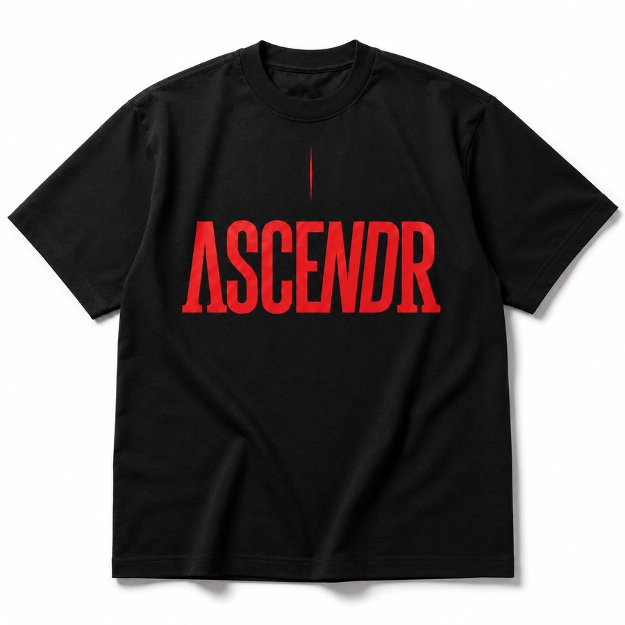 Unit A02 Signal Tee Black Front